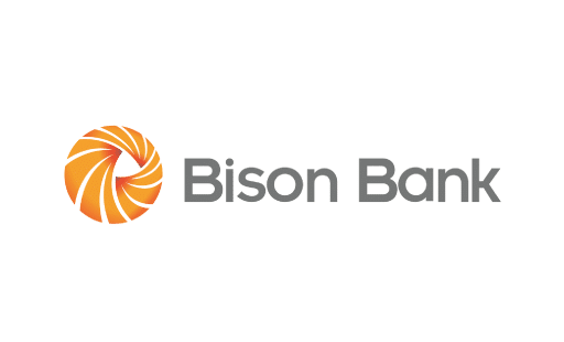 Logótipo do Bison Bank, cliente do software uMan Global HR