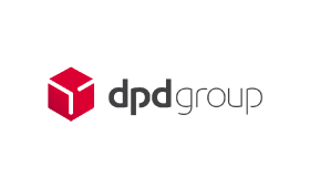 Logótipo do DPD Group, cliente da uMan Xpert.