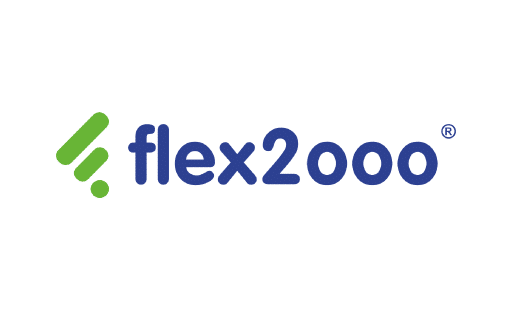 Logótipo da Flex2000, cliente do software uMan Global HR