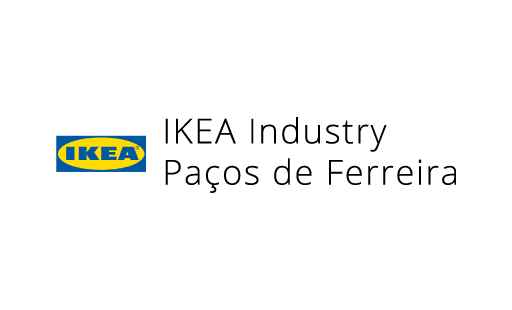 Logótipo da Ikea Industry Paços de Ferreira, cliente do software uMan Global HR
