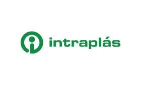 Logótipo da Intraplás, empresa cliente da uMan Xpert no setor da indústria transformadora de plásticos.