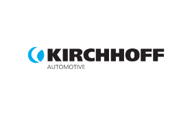Logótipo da Kirchhoff, empresa cliente da uMan Xpert no setor automóvel e metalomecânico.