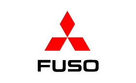 Logótipo da Mitsubishi Fuso, empresa cliente da uMan Xpert no setor automóvel e veículos comerciais.