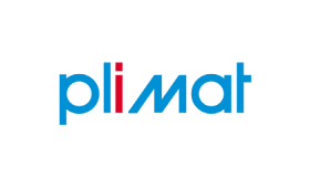 Logótipo da Plimat, cliente da uMan Xpert na área de plásticos técnicos e canalizações.