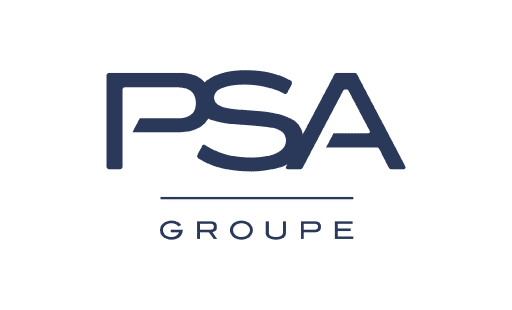 Logótipo da PSA Groupe, cliente do software uMan Global HR