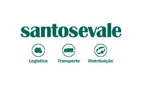 Logótipo da Santos e Vale, cliente da uMan Xpert no setor de logística, distribuição e transporte.