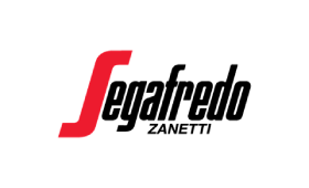 Logótipo da Segafredo, cliente da uMan Xpert no setor alimentar e café.