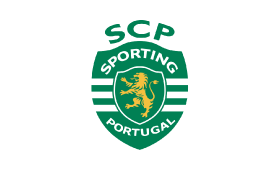 Logótipo do Sporting Clube de Portugal, cliente da uMan Xpert no setor desportivo e associativo.
