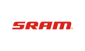 Logótipo da SRAM, cliente da uMan Xpert no setor de componentes para bicicletas e mobilidade.