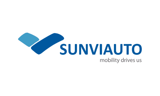 Logótipo da Sunviauto, cliente do software uMan Global HR