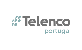Logótipo da Telenco, cliente da uMan Xpert no setor de telecomunicações e redes de fibra ótica.