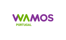 Logótipo da Wamos, cliente da uMan Xpert no setor de viagens e turismo.