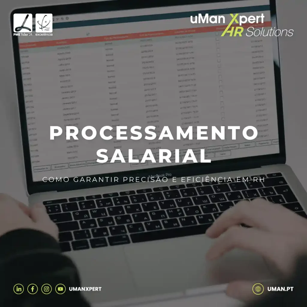 Capa Principal Processamento Salarial - Precisão Eficiência em RH